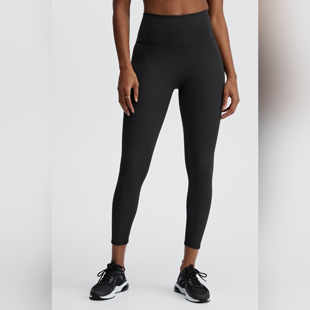 Fabletics Black Ultra High-Waisted Pureluxe 7/8 1X Leggings